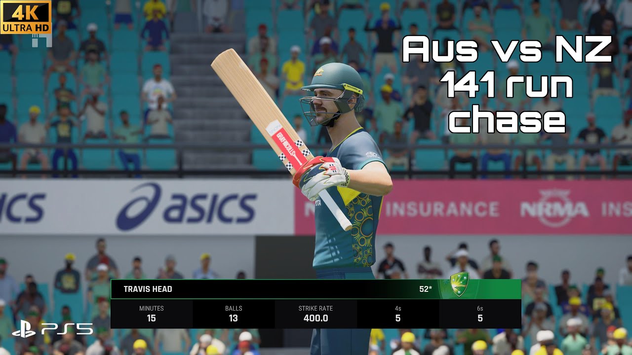 AUS vs NZ 🔥 The Hundred Thriller! 141 Run Chase in 100 Balls | Cricket 24 Gameplay
