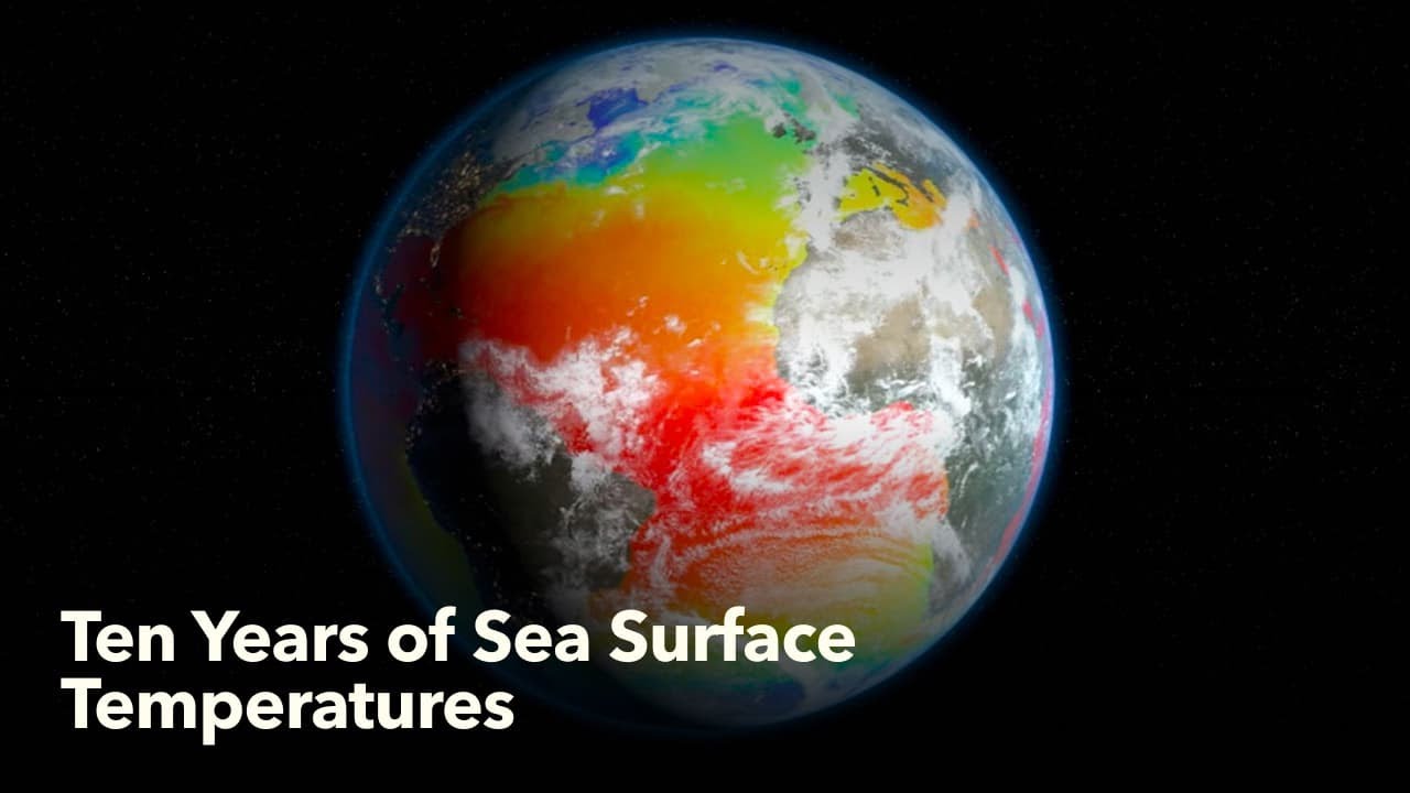 Animated Maps: Ten Years of Sea Surface Temperatures