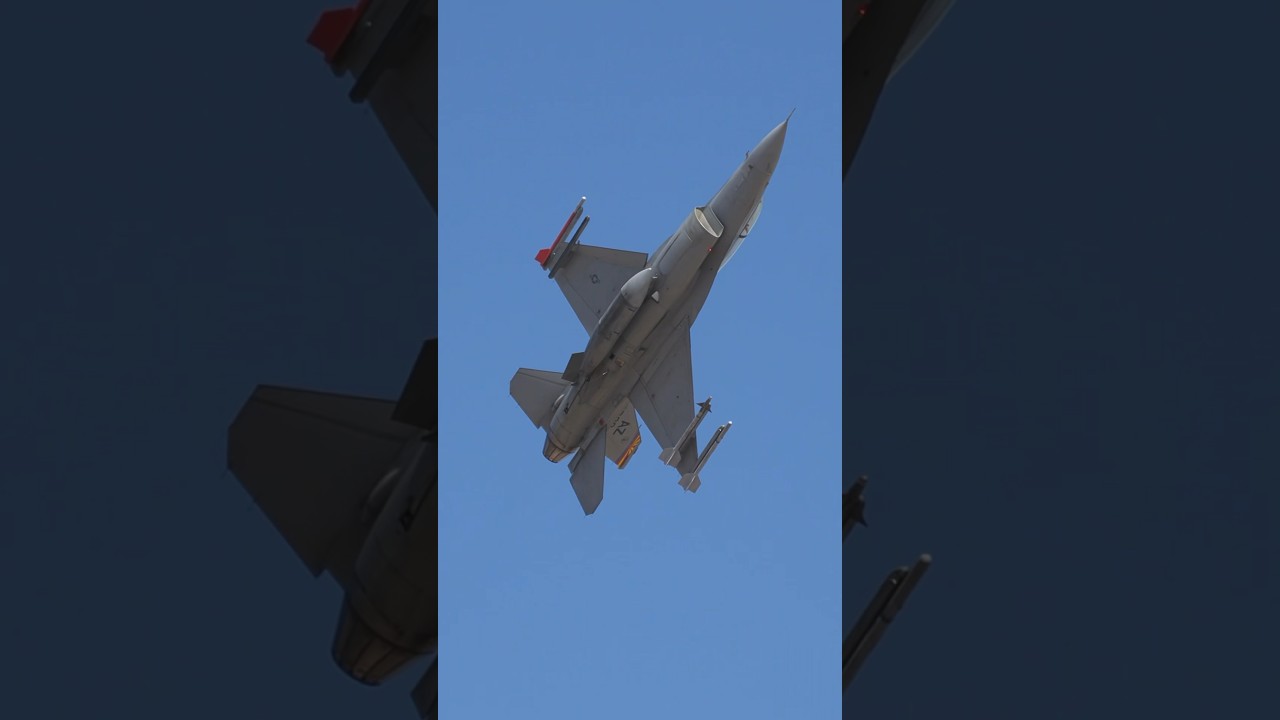 F-16 Roaring Power at Tucson! #usaf #militaryaircraft #f16 #viper