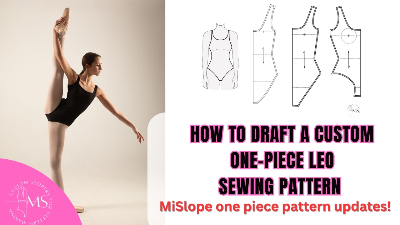 How to draft a custom leotard sewing pattern