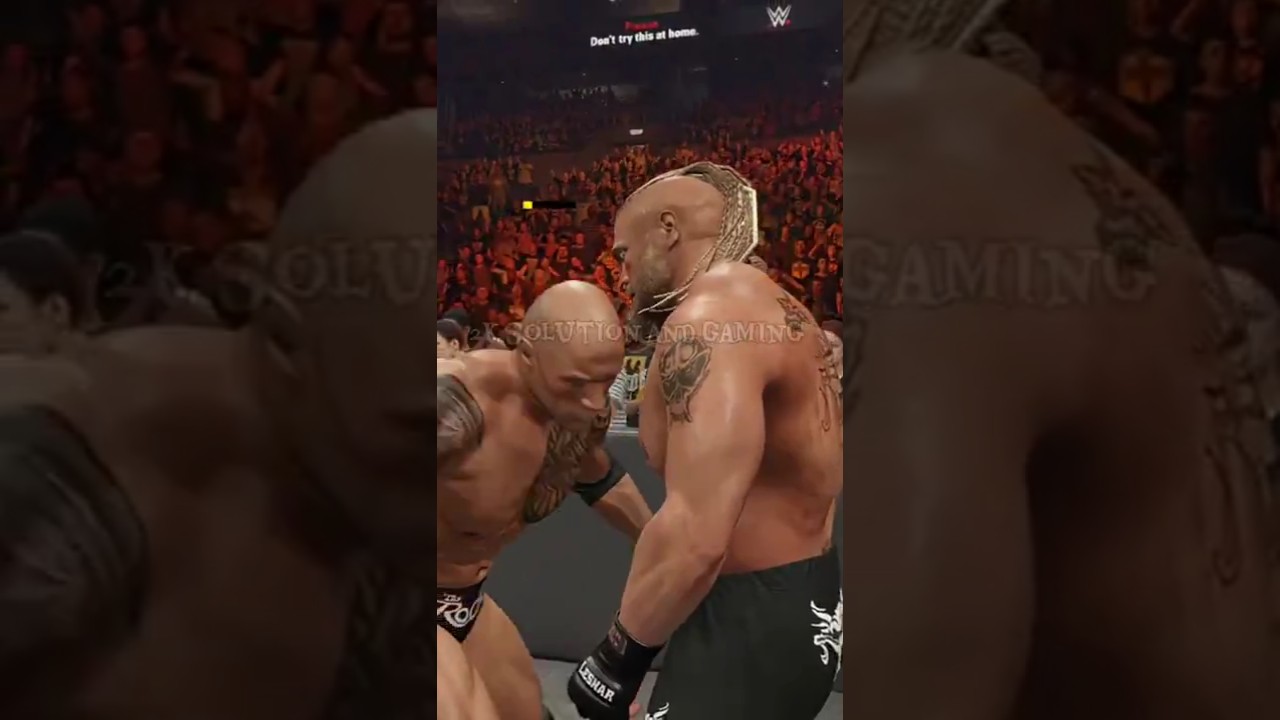 THE ROCK BREAK HELL IN A CELL #shorts #wweshorts #wweshortsvideos #newshorts #wwegameplay #wwe