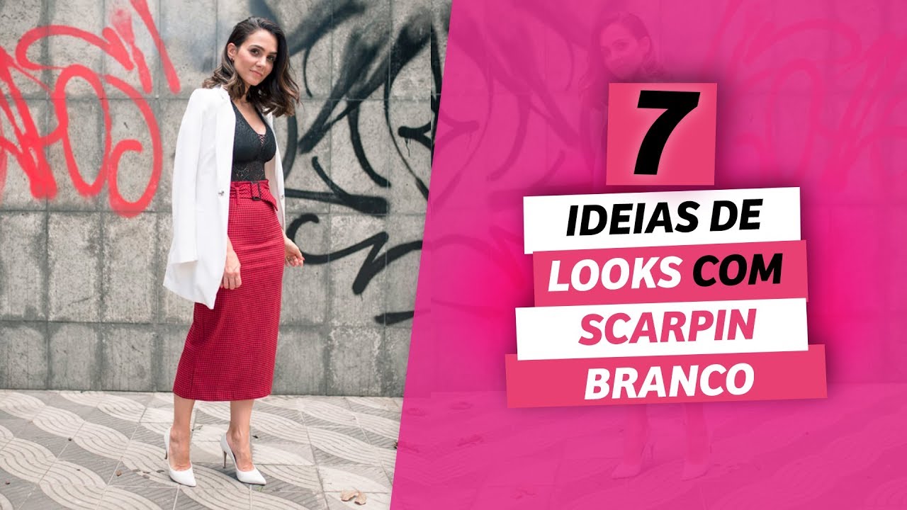 7 ideias de looks com SCARPIN BRANCO | Anita Bem Criada