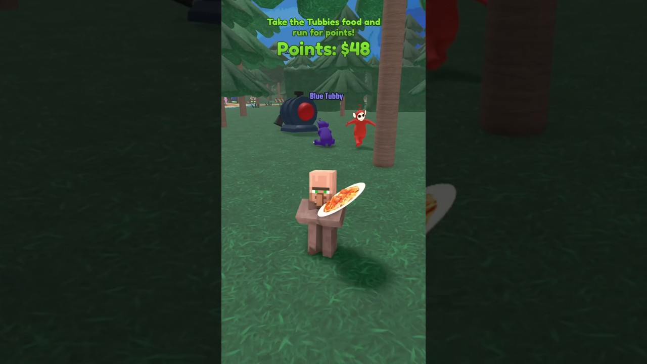 Villager Jumpscare Hungry Tubbies All Characters #roblox Roblox Obby Rainbow Friends Hungry Tubbies