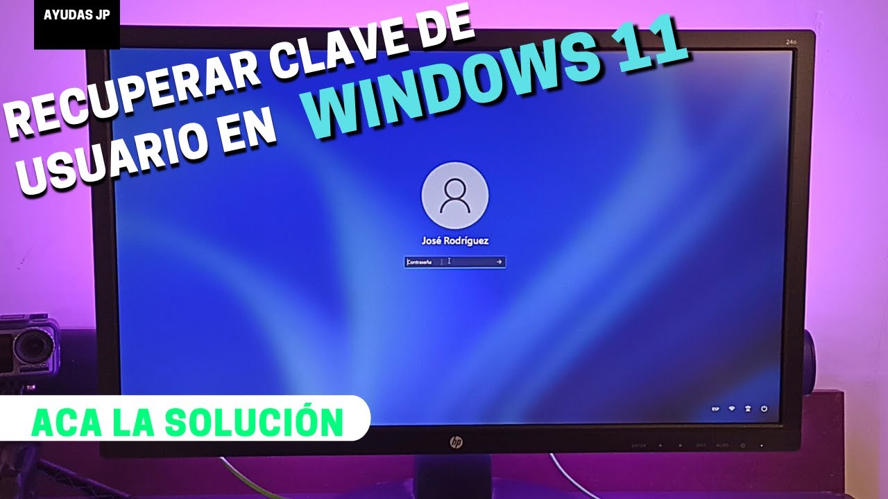 Recuperar CONTRASEÑA de usuario WINDOWS 11