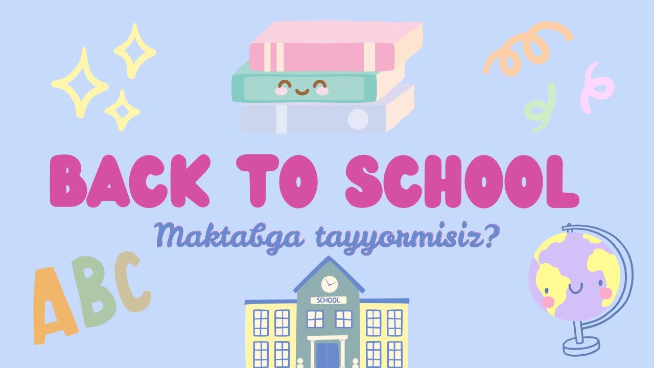 BACK TO SCHOOL Maktab uchun noodatiy kanstovarlarimizni obzor qilamiz! 