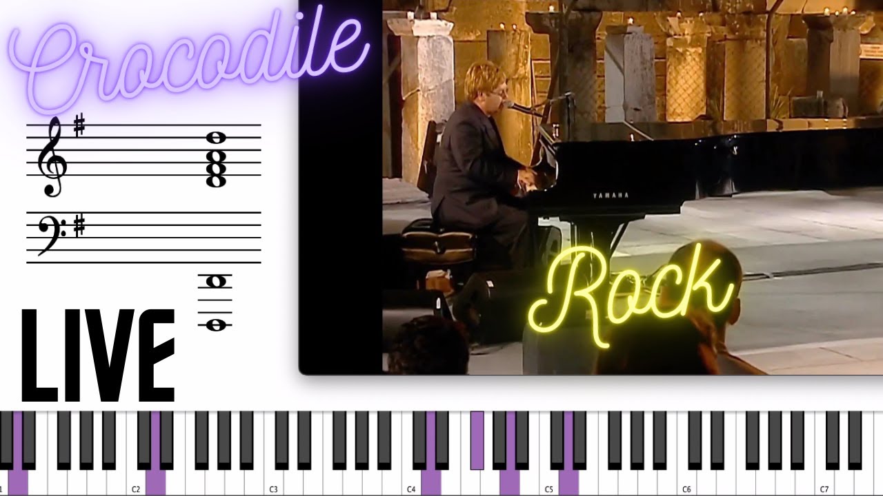 How Elton John plays Crocodile Rock…LIVE!