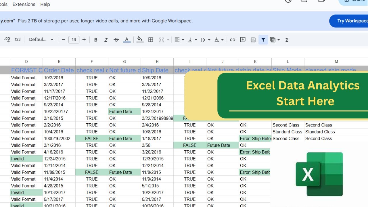 Data Analytics Using Excel | Step-by-Step