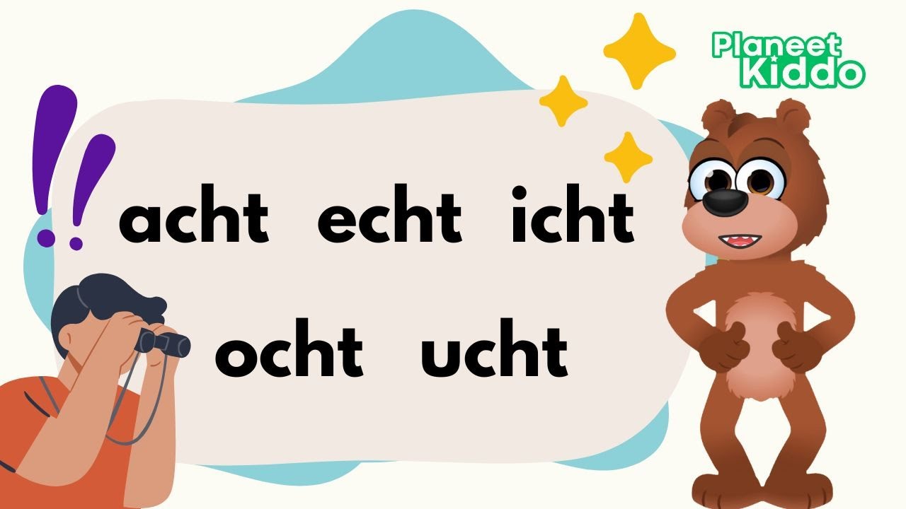 💬 -acht, -echt, -icht, -ocht & -ucht Klanken Leren | Nederlands | Groep 3/4 & NT2 | Dyslexie