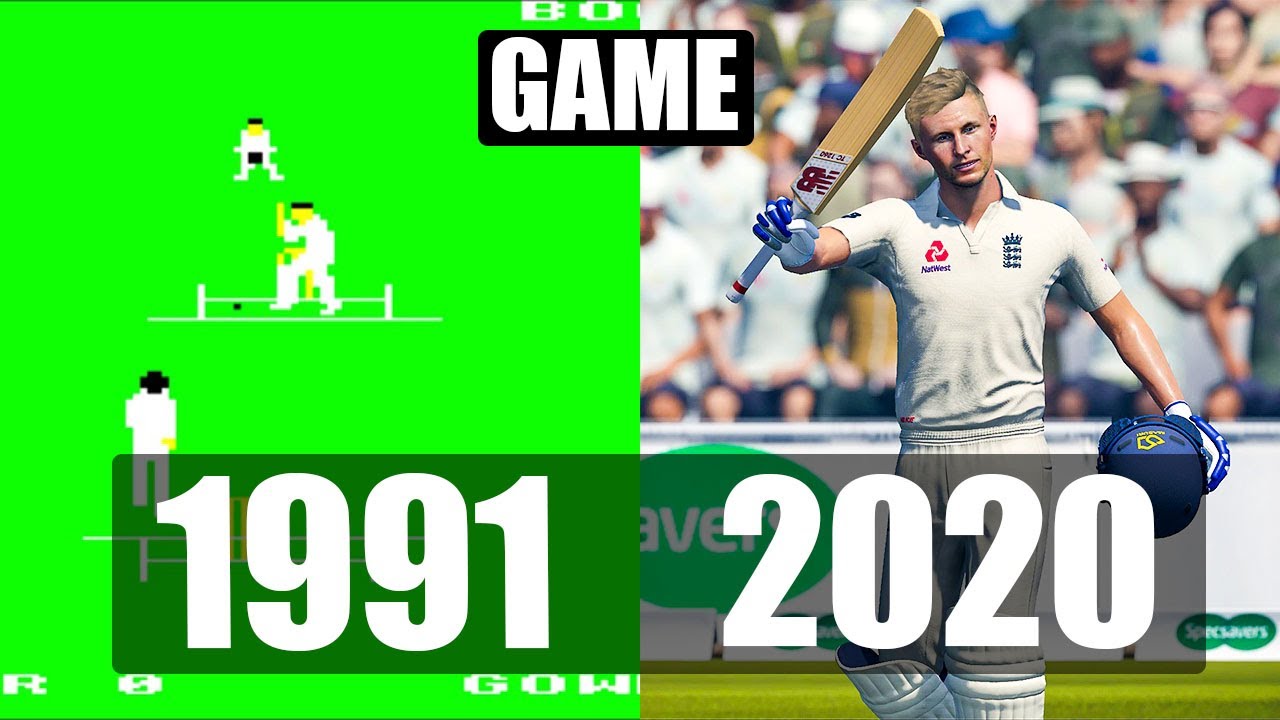 Cricket  Video Games Evolution 1985-2020 🏏