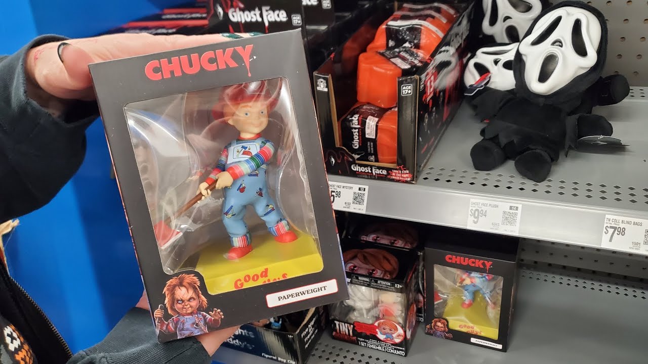 NEW Walmart Bloody Disgusting Horror Decor & Action Figures Terrifier / Chucky / FNAF & Scream 7