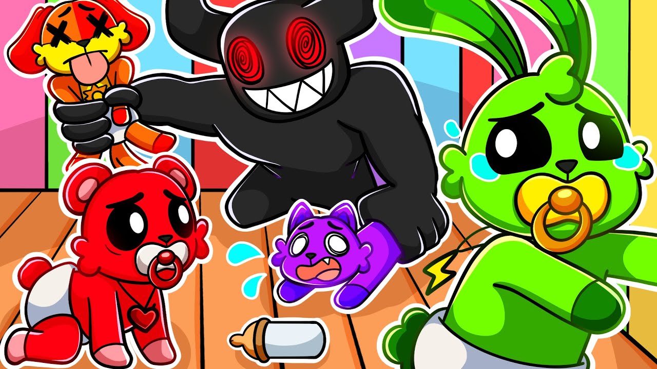 Os SMILING CRITTERS vão em uma CRECHE ASSOMBRADA no ROBLOX!