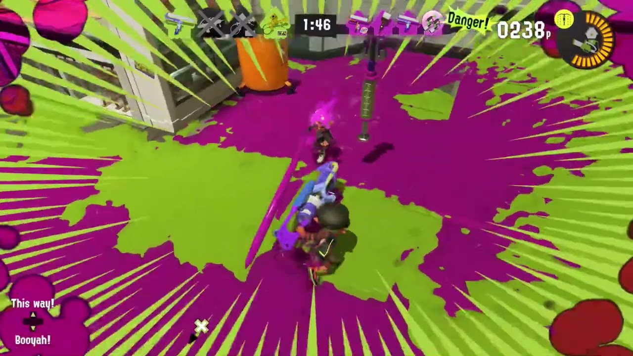 Get locked in by ink wall!