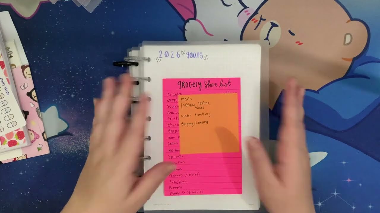 2026 Meal Planner Setup | Hemlock & Oak inserts | Planmas Day 19