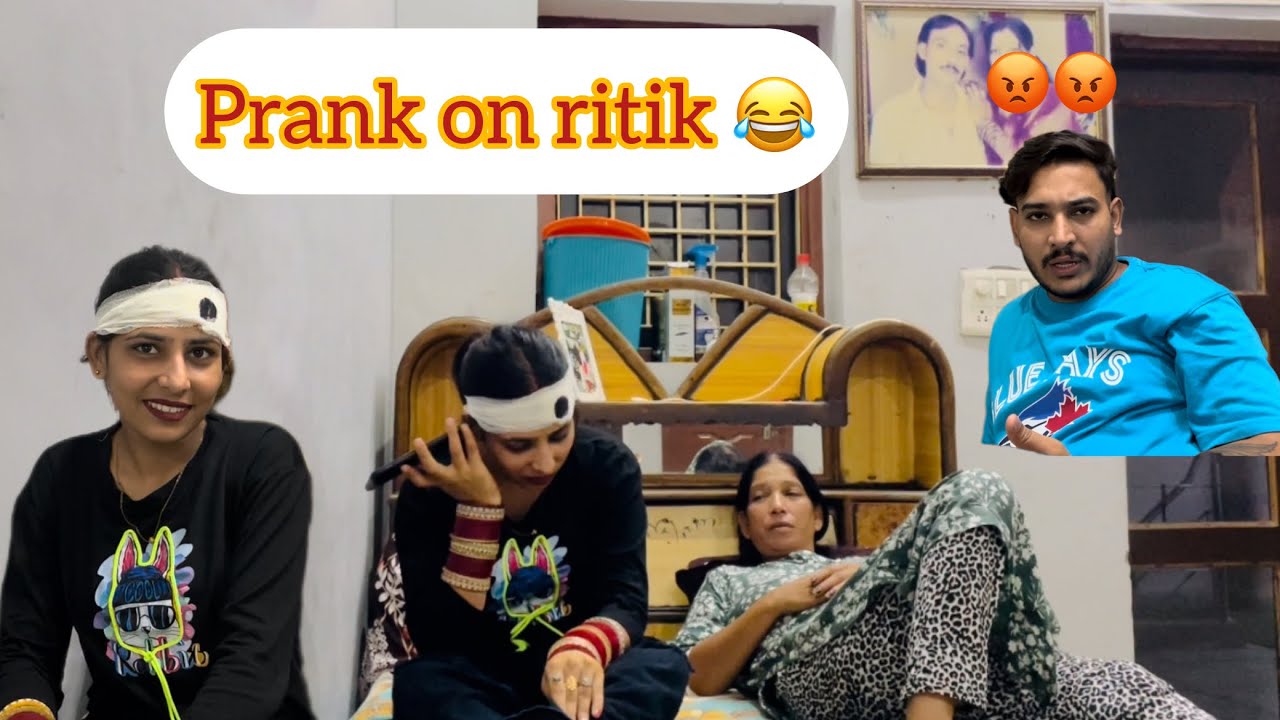 Aaj assi kita ritik ❤️ nal accident prank 😳😂 || 
