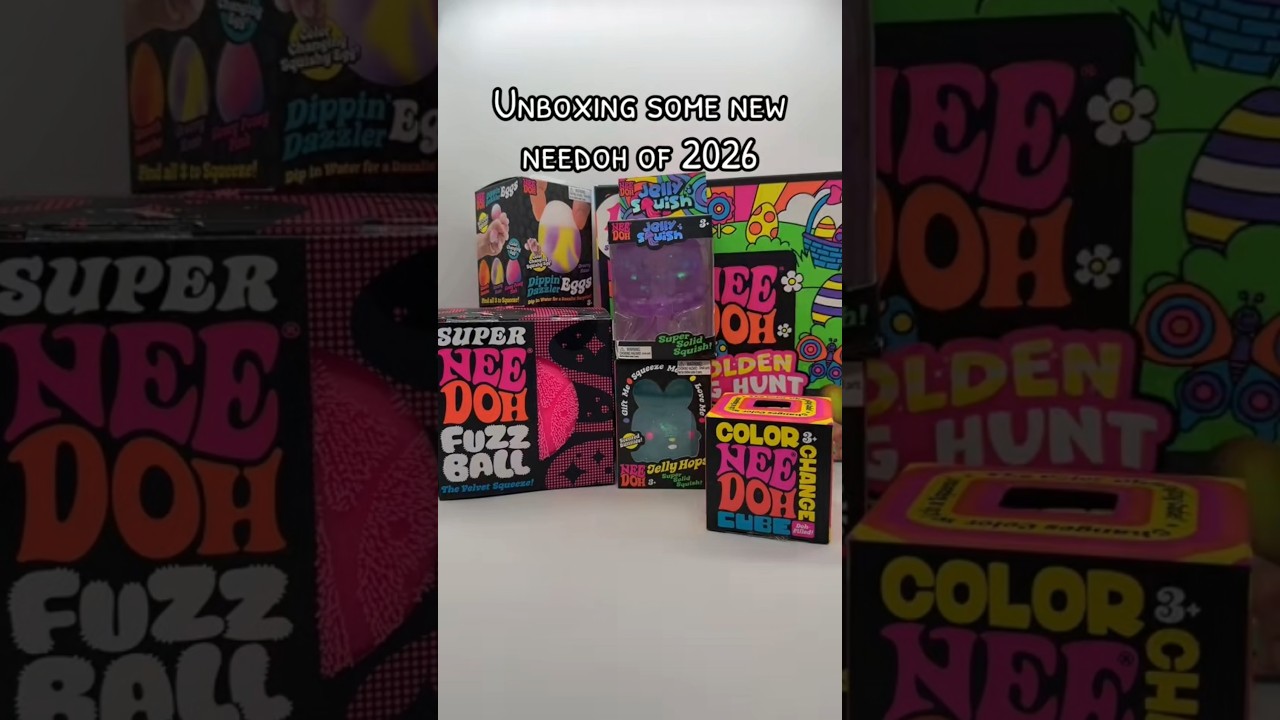 Unboxing ASMR with some NEW 2026 Needoh products! 