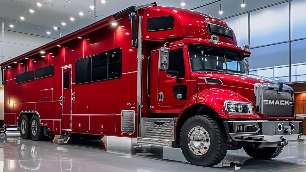 Внутри автодома Mack 6&times;6 Camper 2026 года &mdash; прочный роскошный дом на колесах