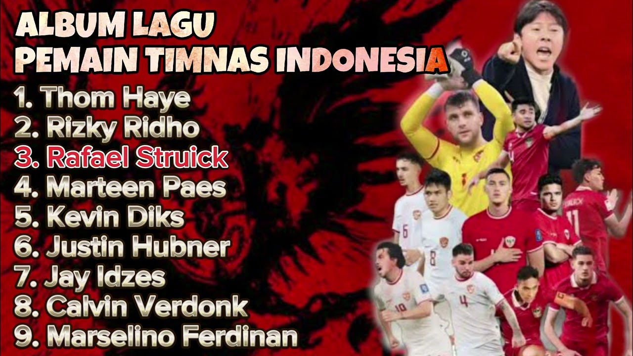 ALBUM LAGU PEMAIN TIMNAS INDONESIA