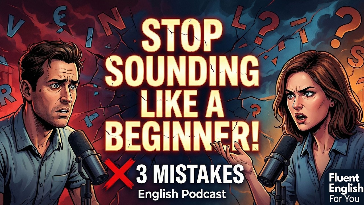 3 English Mistakes That Make You Sound Like A Beginner STOP NOW! English Podcast