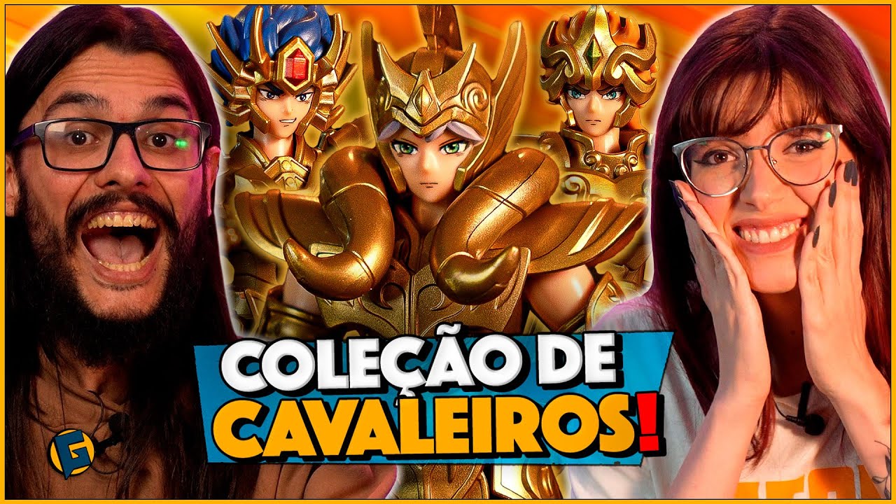 Montamos UMA COLEÇÃO de MODEL KITS de CAVALEIROS DO ZODÍACO!