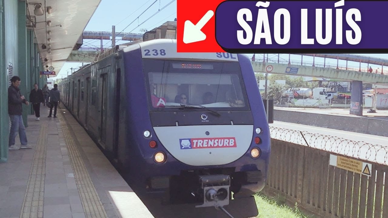 Estação SÃO LUÍS / ULBRA do Metrô de PORTO ALEGRE – Canoas – TRENSURB