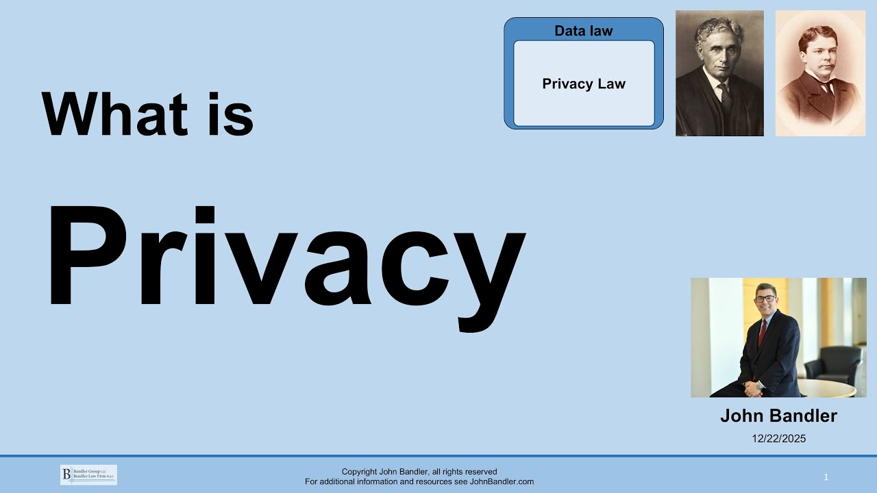 What is Privacy (in 20 minutes)