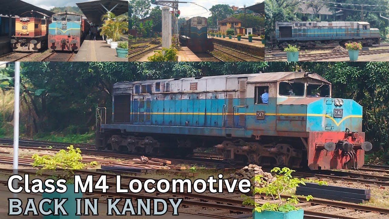 RARE ! Class M4 Locomotive BACK IN KANDY with Viceroy Express | The Epic Train Channel