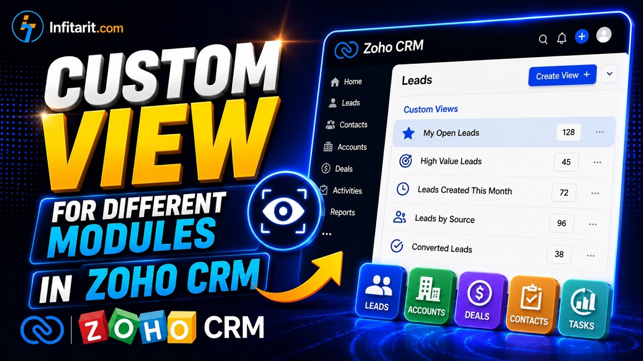 How to Create Custom View for Different Module in Zoho CRM