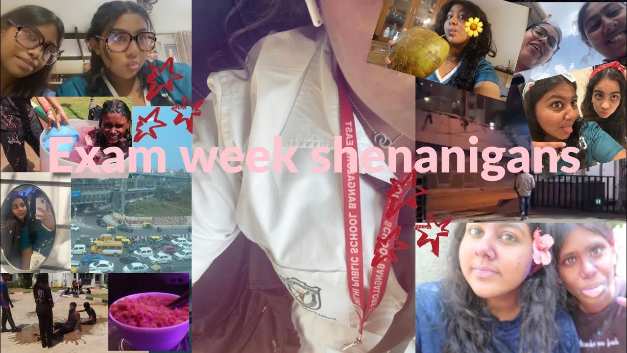 a few chaotic days during exam season 🌸📚