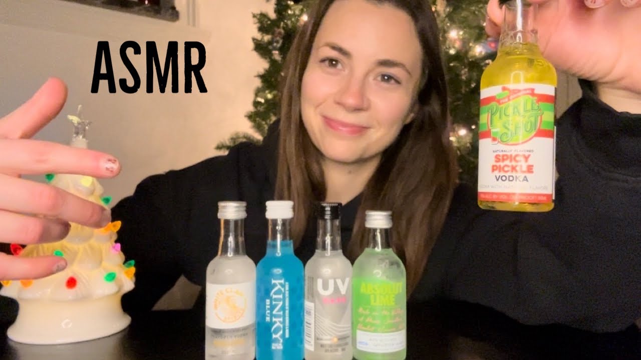 ASMR • Vodka Review 🍸 (Taste Test, Whispering for Sleep and Relaxation)
