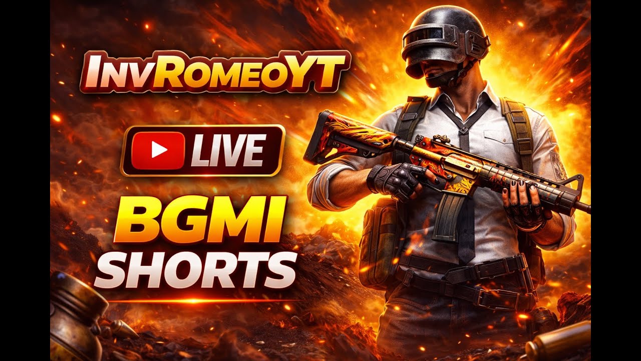 🔴 InvRomeoYT is LIVE | BGMI Rank Push 🔥 Shorts #bgmi#bgmilive#bgmishortslive #bgmishorts