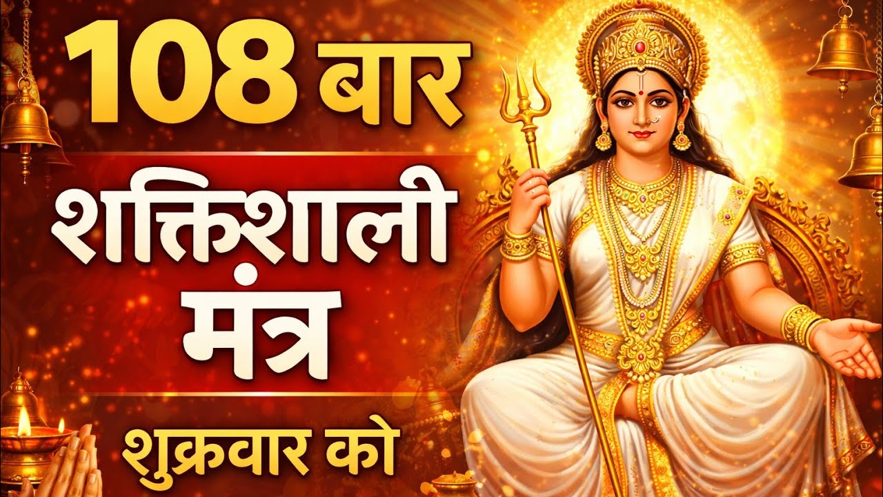 108 बार संतोषी माता मंत्र | Powerful Friday Mantra | Remove All Problems