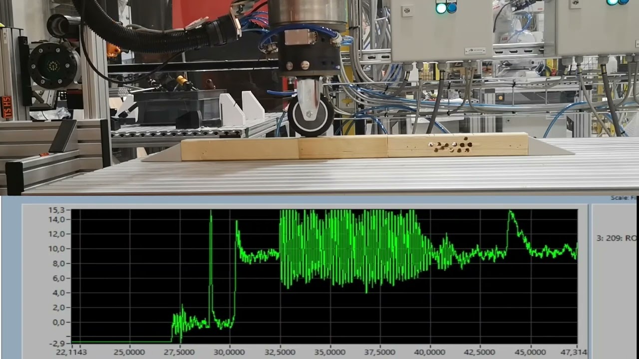 ABB IRB 4400/60kg force control test