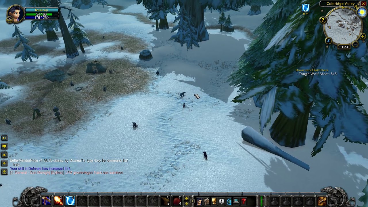 World of Warcraft classic one In many add on Leatrix