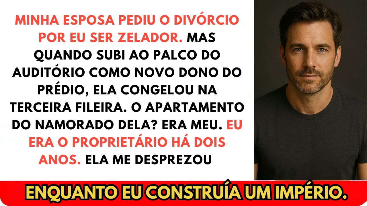 Minha esposa pediu divórcio por eu ser zelador - mas me viu chegar onde jurou que não chegaria