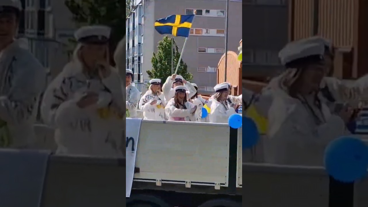 Studenten 2025. Studentflak. Stage And Perform, Estetiska Skolan Arvika.