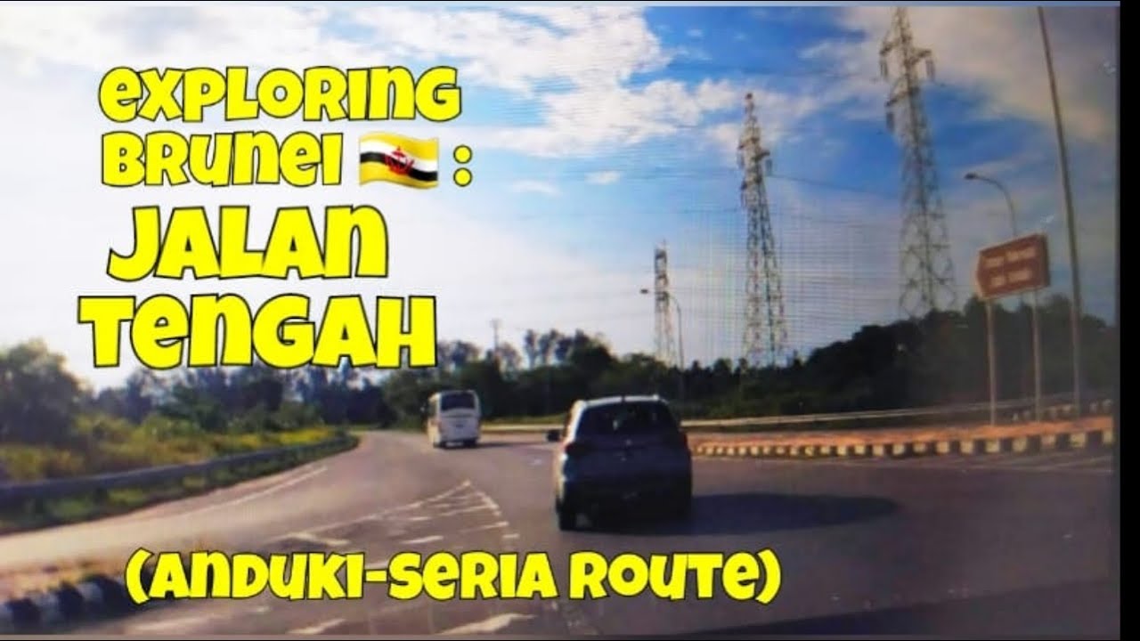 🇧🇳 Jalan Tengah (Anduki Seria Route)| Car Vlog 95 Exploring Brunei | Brunei Country| #brunei #travel