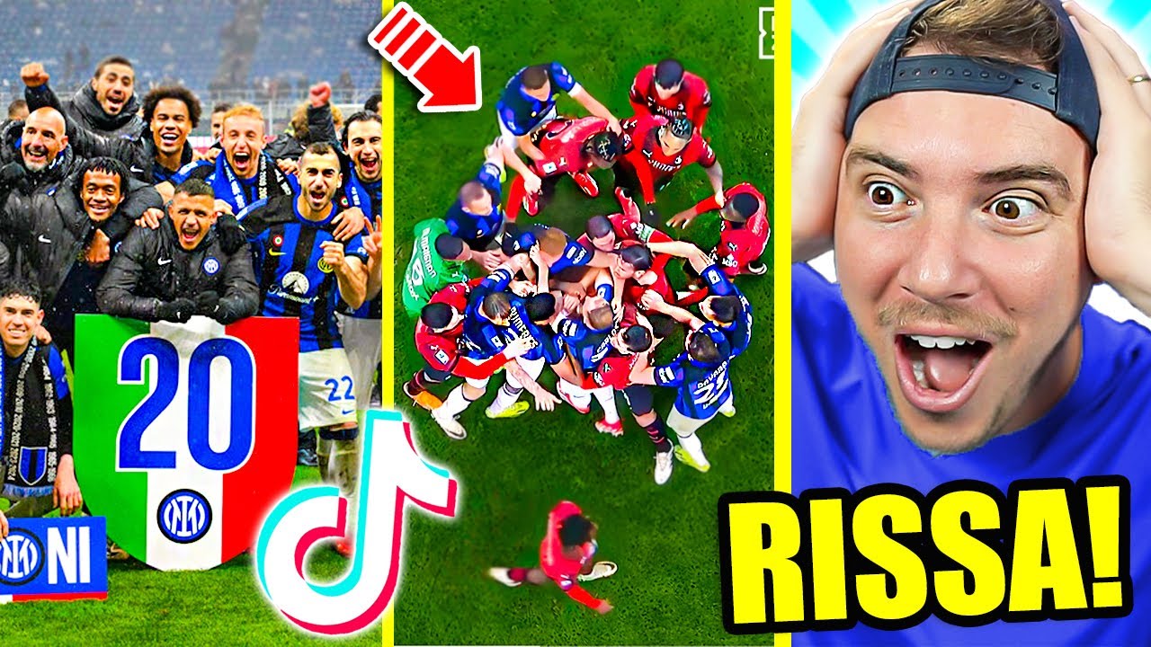 INTER CAMPIONE D'ITALIA!! 20 o 19+1? (RIP MILAN AHAHA)  - REAZIONE ai TIKTOK sul CALCIO!! #37