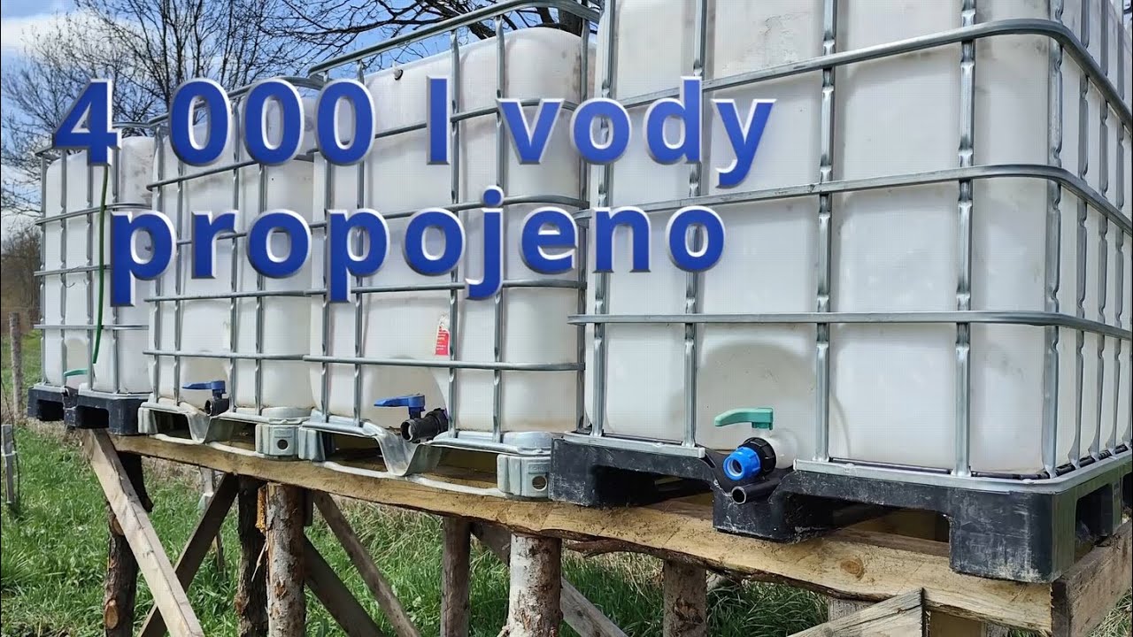 IBC Nádrže na Dešťovou Vodu: Propojení a Montáž krok za krokem.