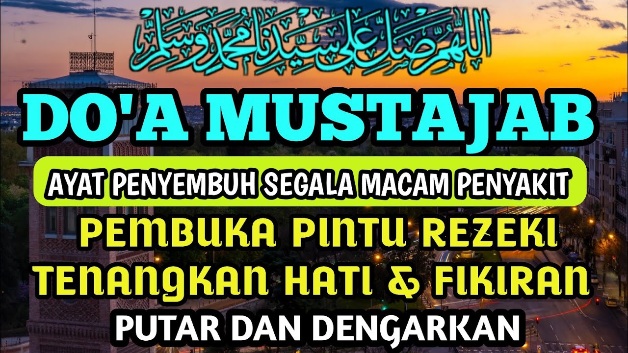 DOA PENYEMBUH SEGALA PENYAKIT, INSYAALLAH SAKIT DITUBUHMU SEMBUH | BY ALAA AQEL