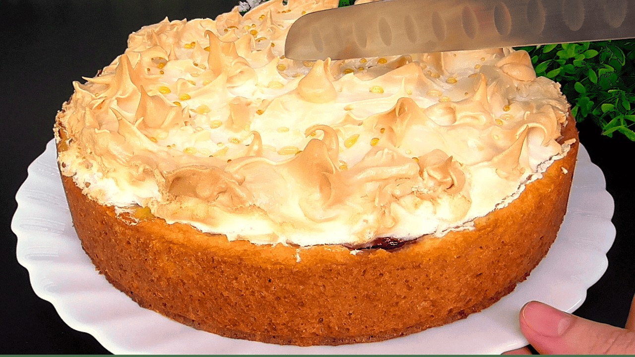🍒 Самый вкусный вишневый пирог, который тает во рту! Вы обязательно должны его попробовать!