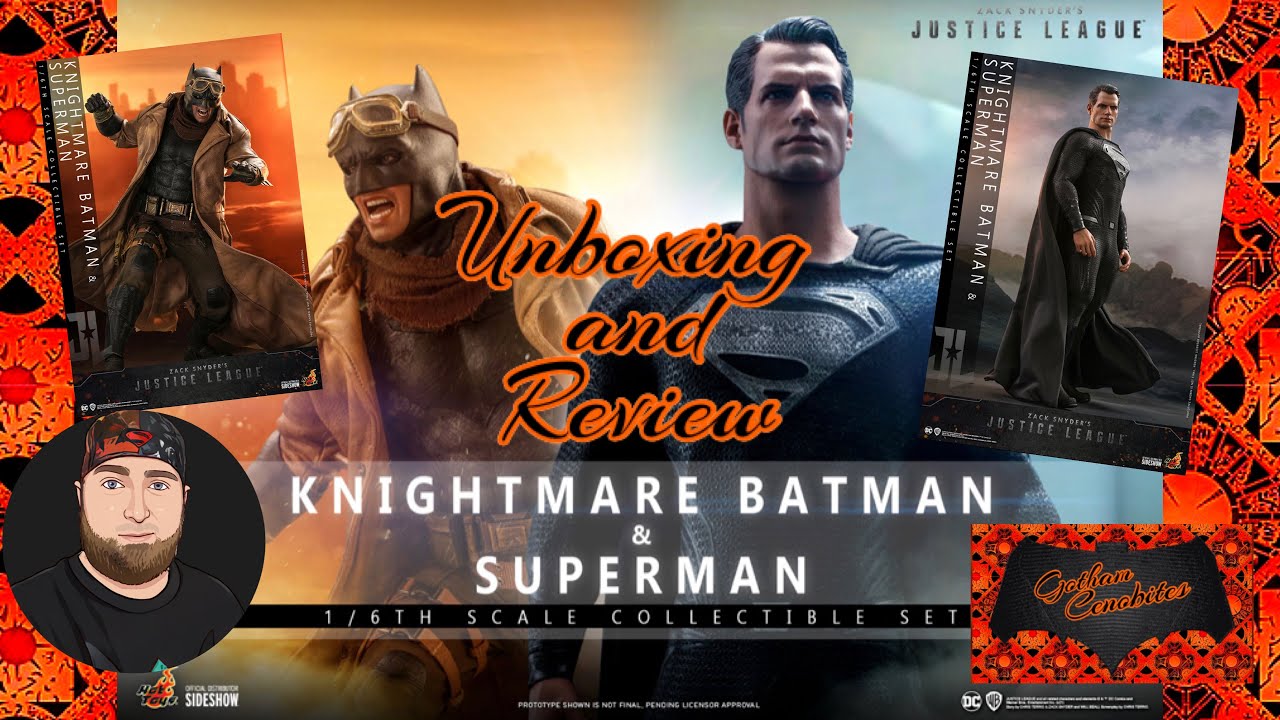 Knightmare Batman / Black Suit Superman by Hot Toys Unboxing and Review | Sideshow Collectibles