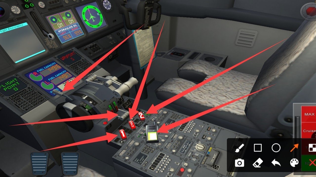 Playing flight : 787 Advanced lite: I Successful take-off