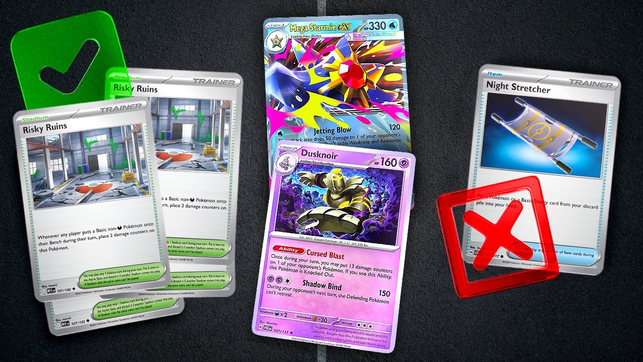 I Made The BEST Mega Starmie Dusknoir Deck