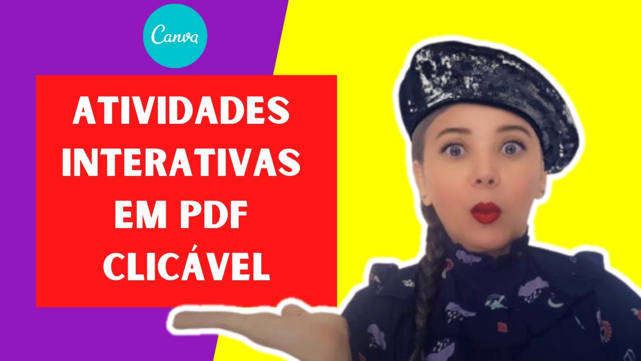 Atividades Interativas em PDF Clicável com Canva e Wordwall