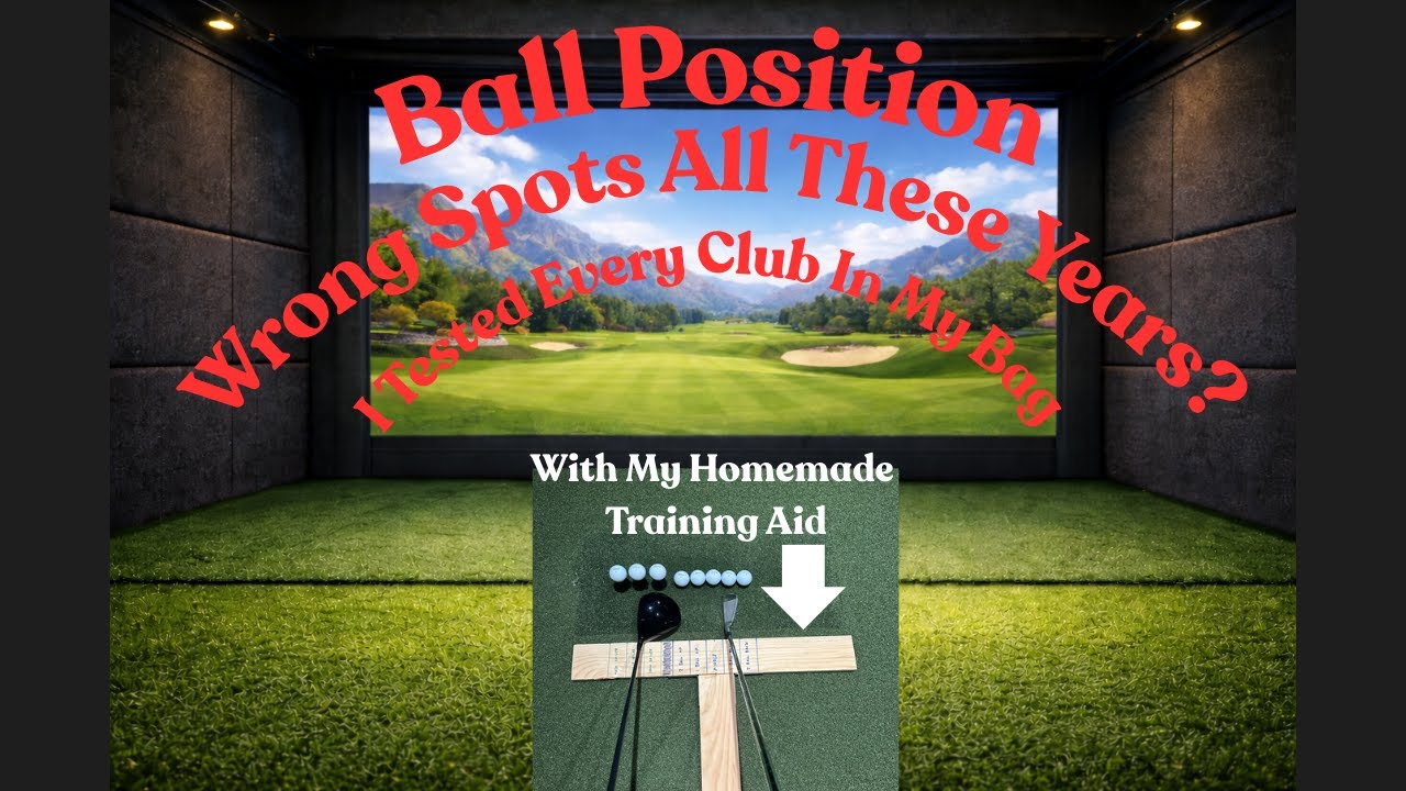 Have I Been Playing the WRONG Ball Position? Full Bag Test With My DIY Training Aid