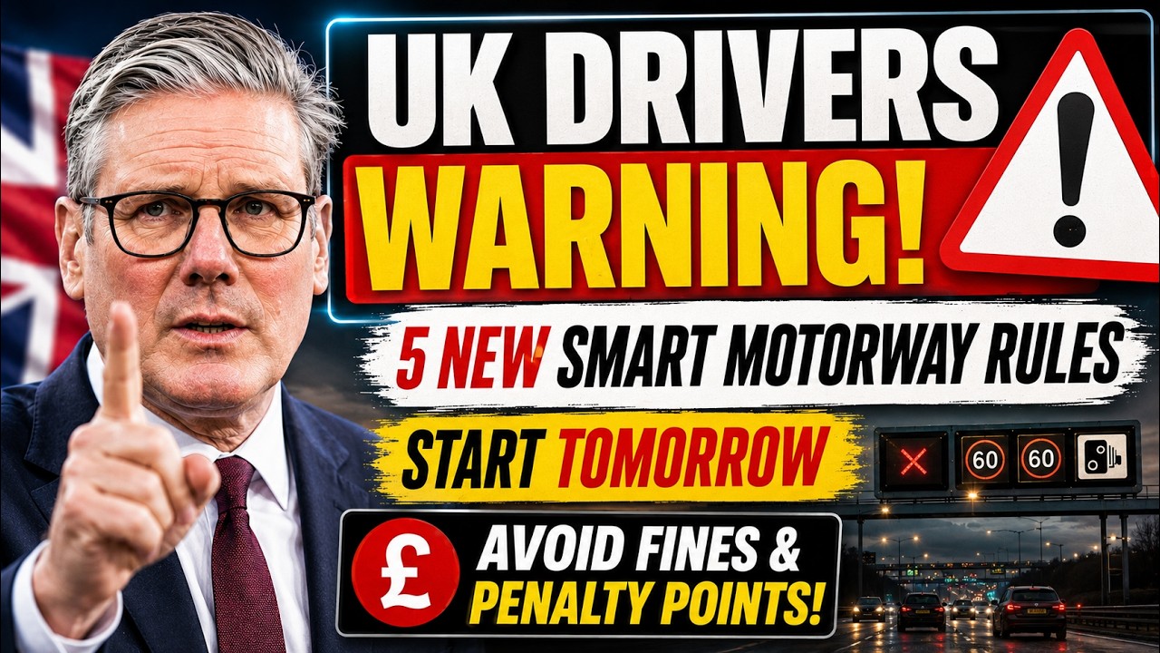 UK Drivers WARNING: 5 New Smart Motorway Rules Start TOMORROW &ndash; Avoid Fines & Penalty Points