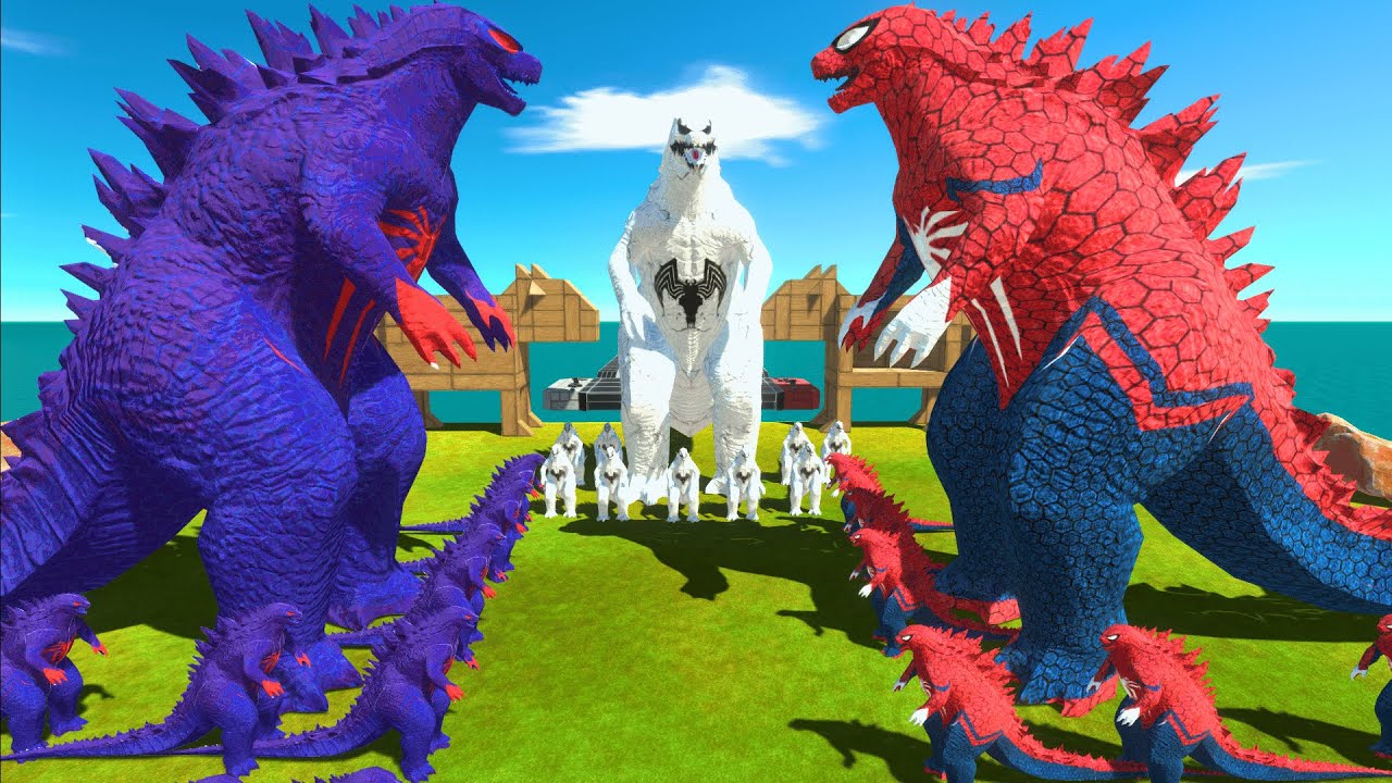 Spider-Godzilla vs 2099 Spider-Godzilla vs Anti-Venom – Size Comparison & Evolution | ARBS