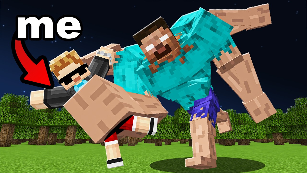 I Made MUTANT HEROBRINE To Scare My Friends