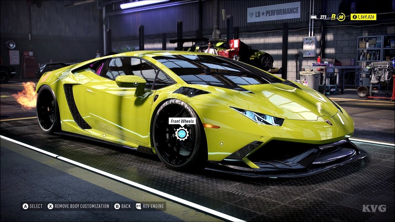 Need for Speed Heat - Lamborghini Huracan 2018 - Customize | Tuning Car (PC HD) [1080p60FPS]