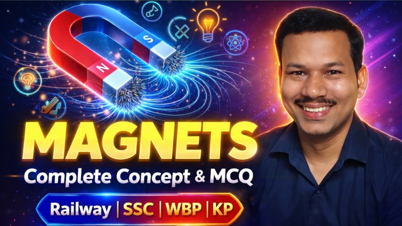 চুম্বকত্ব with MCQ || RAILWAY SSC WBP KP WBCS